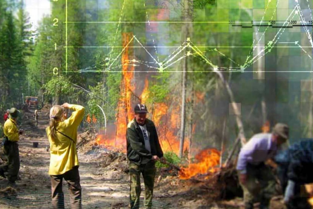 Fire research by NIA researcher Amber Soja