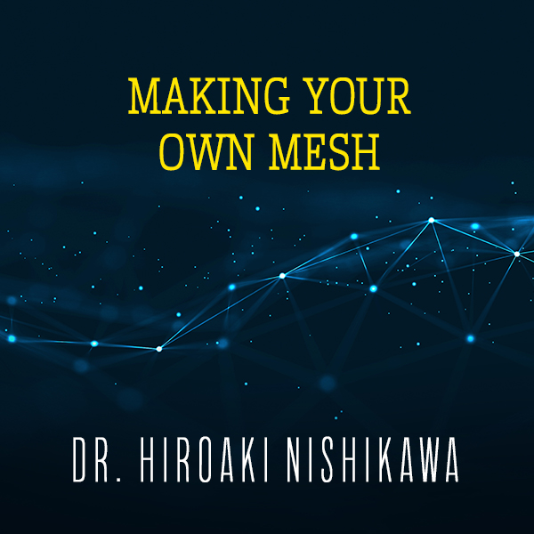 Blue abstract mesh background for video thumbnail for Hiroaki Nishikawa's SU2 workshop presentation, Making Your Own Mesh